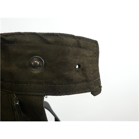 SALOPETTE HOMME PERCUSSION CHASSE GRAND NORD - KAKI CLAIR - 52 OCCASION