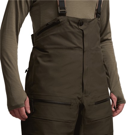 SALOPETTE HOMME SITKA BLIZZARD PRO BIB - EARTH