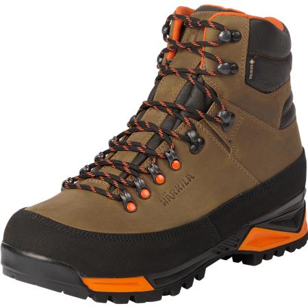 Scarpe Uomo Harkila Saxnäs Gtx Orange - Mid Brown//Orange