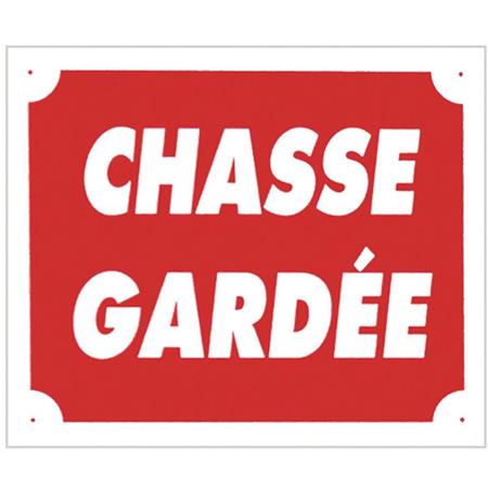 Schild ''Privatjagd'' Europ Arm