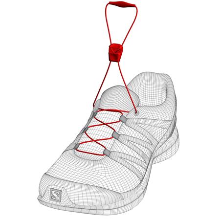 Schnürsenkel Salomon Pour Assault / Speedcross / Xa Pro / Xa Forces Quicklace Speed