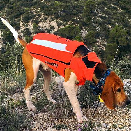 SCHUTZWESTE CANIHUNT DOG ARMOR PROTECT LIGHT ORANGE