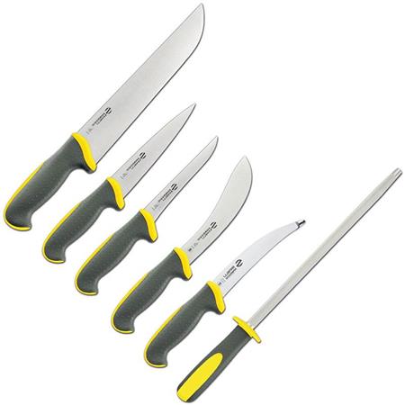 Serie Di 5 Coltelli Januel Gamme Tecna Ambrogio Sanelli Spécial Chasse