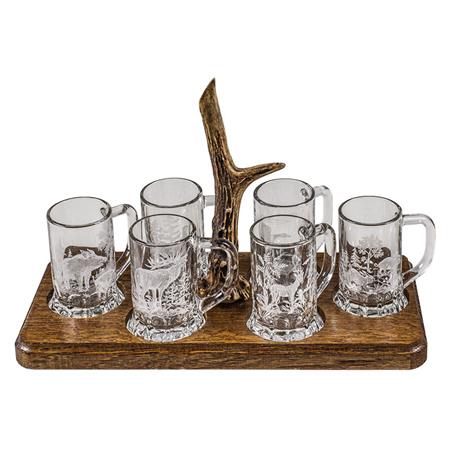 Service À Liqueur - Bois De Brocard - Fritzmann Fritzmann Bois De Brocard - Partij Van 6