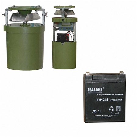 Set Pasturatore Selvaggina Automatico Roc Import Power Feeder 12 Volts + Batteria Stagna