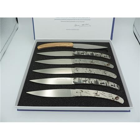 SET TAFELMESSEN LE COQ FRANÇAIS FÔRET