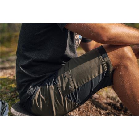SHORT HOMME PINEWOOD FINNVEDEN TRAIL HYBR - NOIR/VERT