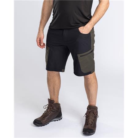 SHORT HOMME PINEWOOD FINNVEDEN TRAIL HYBR - NOIR/VERT
