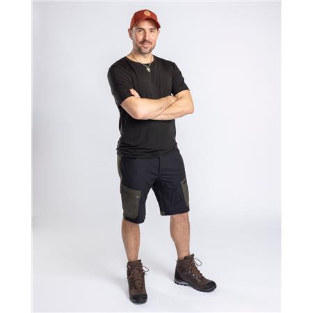 SHORT HOMME PINEWOOD FINNVEDEN TRAIL HYBR - NOIR/VERT