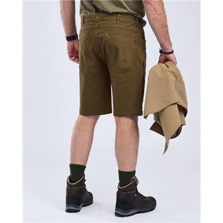 SHORT HOMME PINEWOOD VÄRNAMO VINTAGE CANVAS - OLIVE MARRON