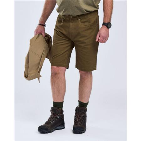 SHORT HOMME PINEWOOD VÄRNAMO VINTAGE CANVAS - OLIVE MARRON