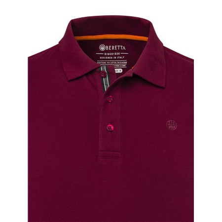SHORT-SLEEVE MEN'S POLO BERETTA CORPORATE EVO - CORDOVAN SPIRIT
