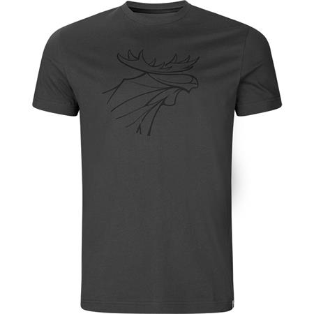 Short-Sleeved Tee Shirt Harkila Graphic - Brown/Phantom - Pack Of 2