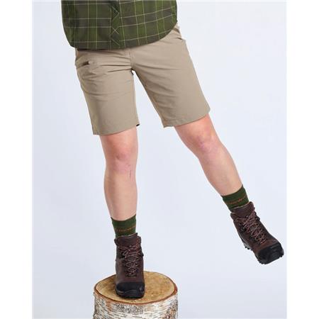 SHORTS TIL KVINDER PINEWOOD ABISKO LIGHT STRETCH - MULDVARPEBRUN