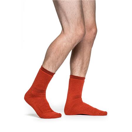 Skarpetki Unisex Woolpower Classic 400 - Jesienny Czerwony