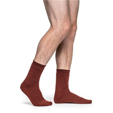 Skarpetki Unisex Woolpower Classic 400 - Rdzawo-Czerwony