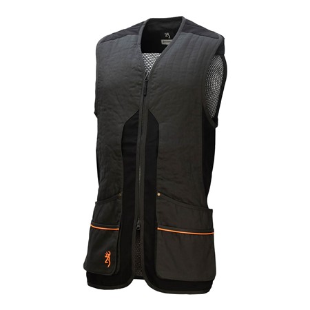 Skydevest Til Mænd Browning Shooting Vest Claymaster - Grå