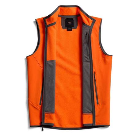 SLEEVELESS FLEECE FOR MEN SITKA ALPHA - BLAZE ORANGE