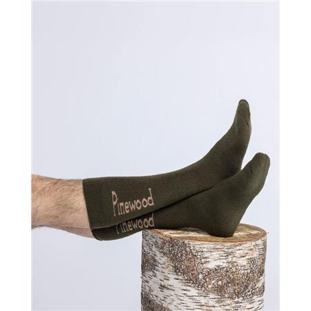 SOCKEN PINEWOOD HUNTERS LONG - MOSS GREEN