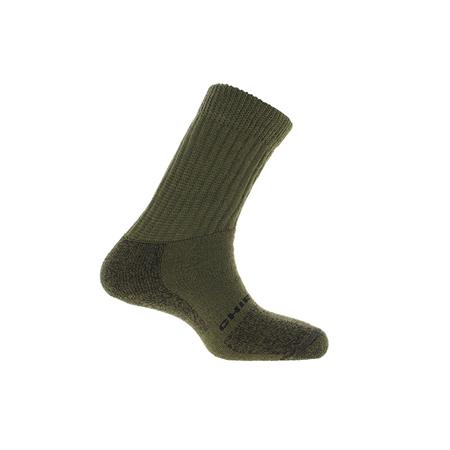 SOCKS CHIRUCA EN LAINE MERINOS - KAKI