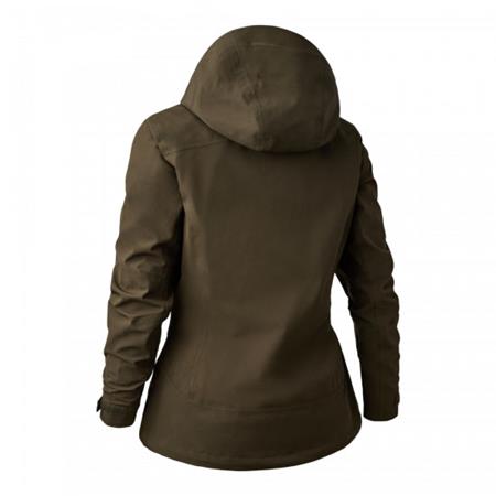 SOFTSHELL DAME DEERHUNTER LADY SAREK WITH HOOD - KHAKI
