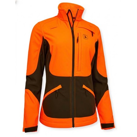 Softshell Feminina Deerhunter Lady Rogaland - Laranja De Segurança