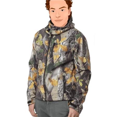 Softshell Herre Bartavel Buffalo Camo - Bladcamo