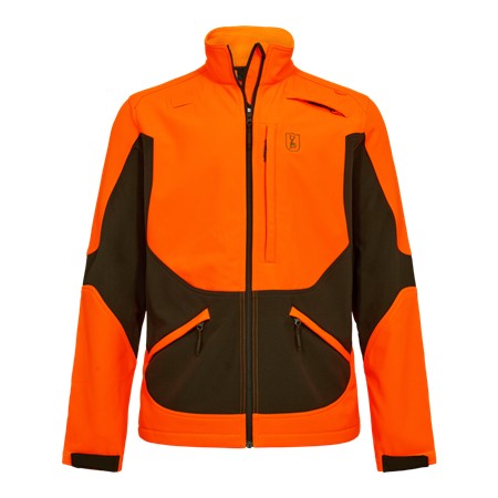 SOFTSHELL HERRE DEERHUNTER ROGALAND - SAFETY ORANGE