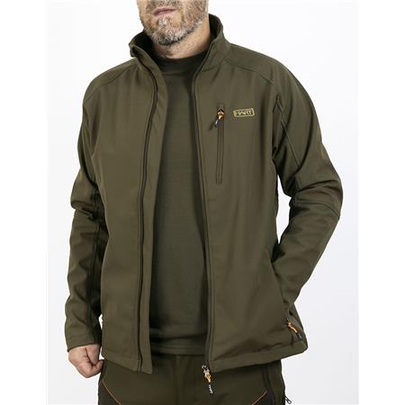 SOFTSHELL HERREN HART EGUR-S - GRÜN