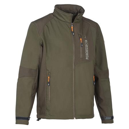 Softshell Homem Percussion - Vert/Marron