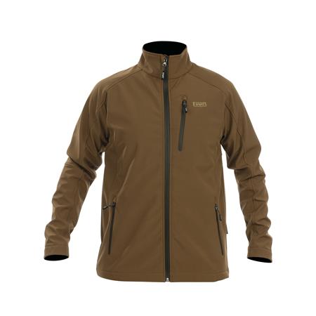 SOFTSHELL MAN HART EGUR - MARRON