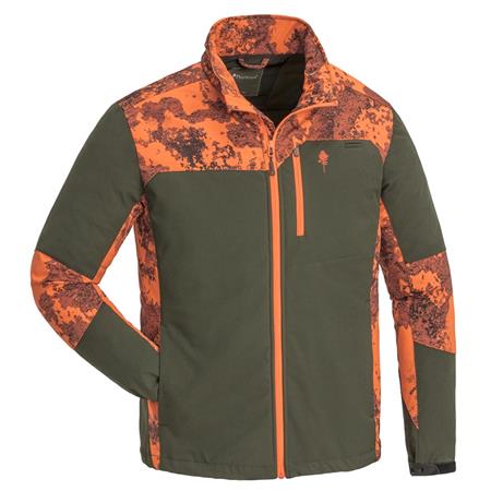 Softshell Pinewood Furudal 3L Str Camo Jkt - Pomarańczowy Camo