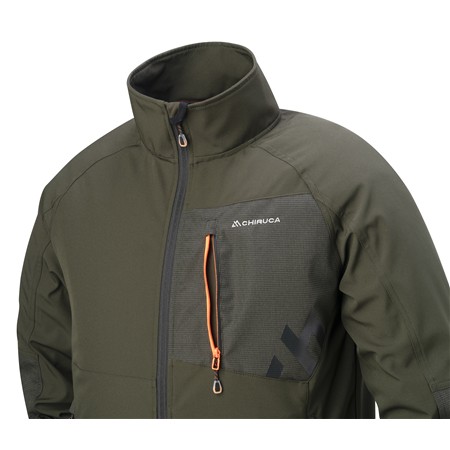 SOFTSHELL UOMO CHIRUCA ODISEA 01 - VERDE/MARRONE