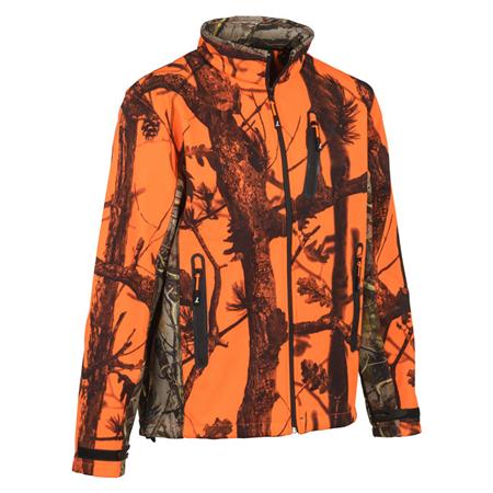 Softshell Uomo Percussion - Ghost Camo Blaze Black