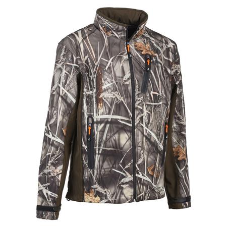 Softshell Uomo Percussion Softshell - Ghost Camo Wet