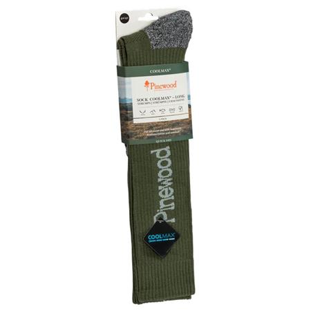 SOKKER PINEWOOD COOLMAX LINER HAUTE - GRØN