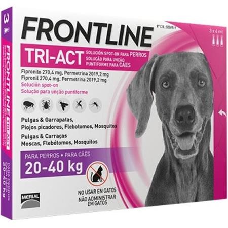 Soluzione Spot-On  L 20-40Kg Frontline Tri-Act