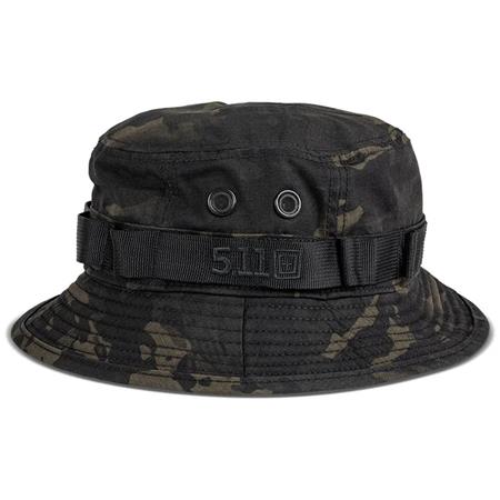 SOMBRERO DEL CUBO - CAMUFLAJE NEGRO 5.11 BOONIE - CAMO NOIR
