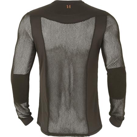 SOUS VÊTEMENT HOMME HARKILA BASE MESH MAILLOT DE CORPS - VERT/MARRON