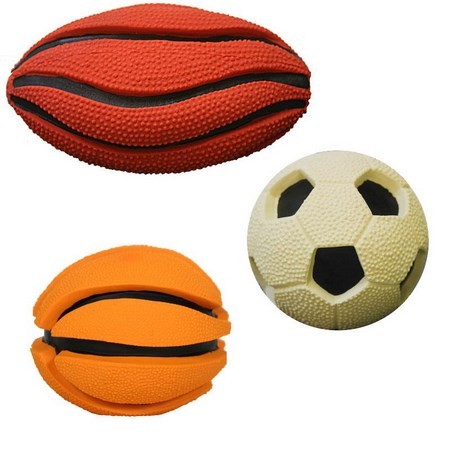 Speelgoed Latex Martin Sellier Ballon Foot Rugby Et Basket