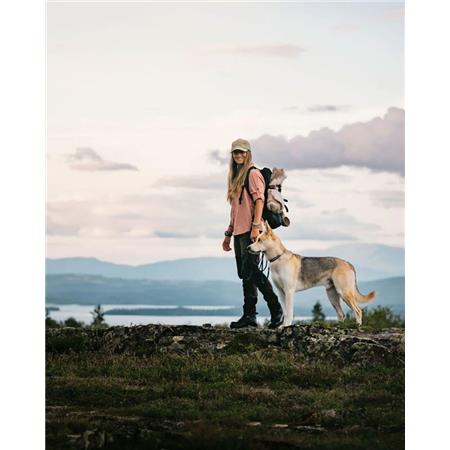 SPODNIE DAMSKIE PINEWOOD CARIBOU TC - BRĄZOWY/CZARNY