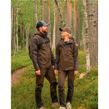 SPODNIE MĘSKIE PINEWOOD FINNVEDEN HYBRID - BRĄZOWY