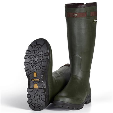 STIVALI UOMO ARXUS PRIMO NORD ZIP - VERDE DE CAZA - VERDE CACCIA