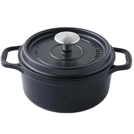 Støbejernsgryde Invicta Ronde - Mat Sort
