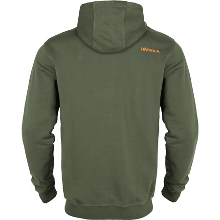 SUDADERA DE HOMBRE HARKILA IDENTITY - HOJA DE PARRA/NARANJA MANDARINA
