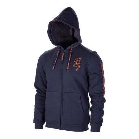 SUDADERA HOMBRE BROWNING WARM SNAPSHOT - BLEU