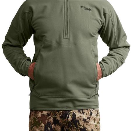 SUDADERA HOMBRE SITKA ALPHA HOODIE - OLIVE GREEN