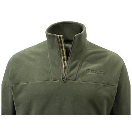 SUDADERA POLAR HOMBRE BERETTA HALF ZIP FLEECE - VERDE