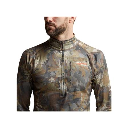 SUÉTER MASCULINO SITKA CORE MID WT ZIP-T - WATERFOWL TIMBER