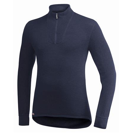 Suéter Mixto Woolpower Zip Turtleneck 200 - Marino